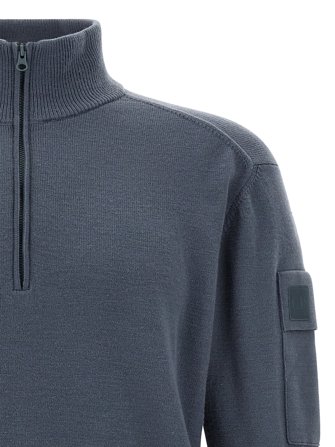 C.P. Company Half Zip Sweater Sweaters and Cardigans - Blue | 7a5a2b0b950497cab917e146b31752b2815487ff