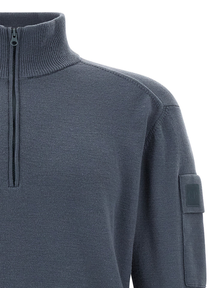 C.P. Company Half Zip Sweater Sweaters and Cardigans - Blue | 7a5a2b0b950497cab917e146b31752b2815487ff