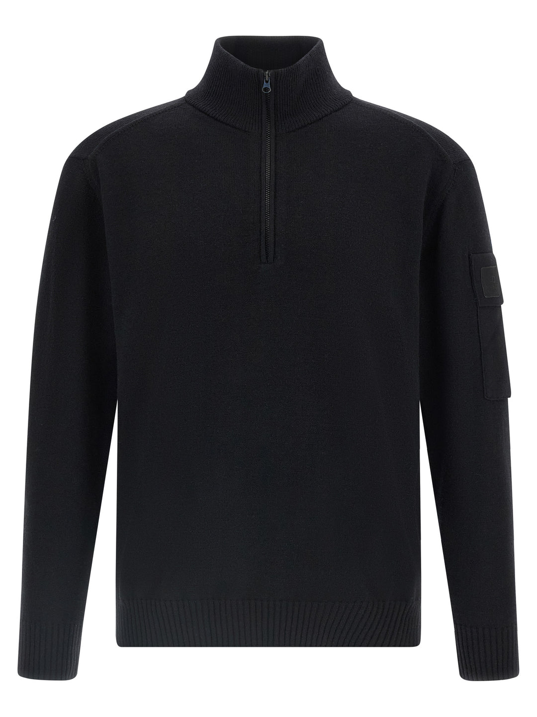 C.P. Company Half Zip Sweater Sweaters and Cardigans - Black | 90022e1acdc99c01a591ebf98f63f97d4e04eba5