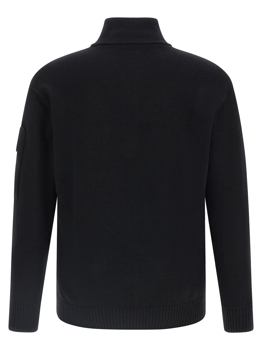 C.P. Company Half Zip Sweater Sweaters and Cardigans - Black | 018d43acf593117ba738daa8b560132fb806ad8d