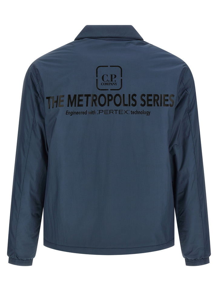 C.P. Company The Metropolis Series Puffer Jackets - Blue | 65d3f1e46239dcd8b24a7823b4ca2177b7b418a9