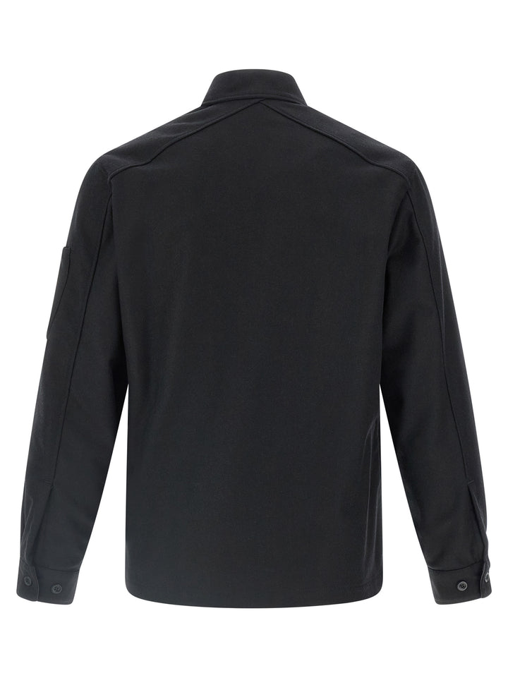 C.P. Company Wool Overshirt Shirt and Blouse - Black | fe4cd37ef190b4ead9ef76e3ba0e3047c5f8688a