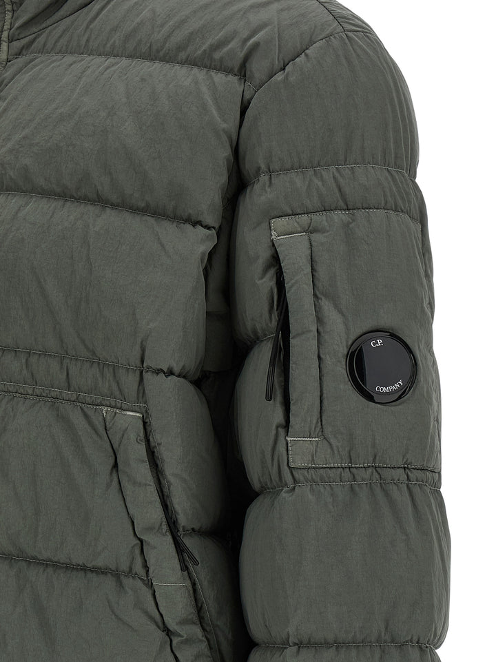 C.P. Company Removable Hood Down Jacket Puffer Jackets - Gray | 82fb265d4843e1f59fcdcc2d2713abba2e0484c3
