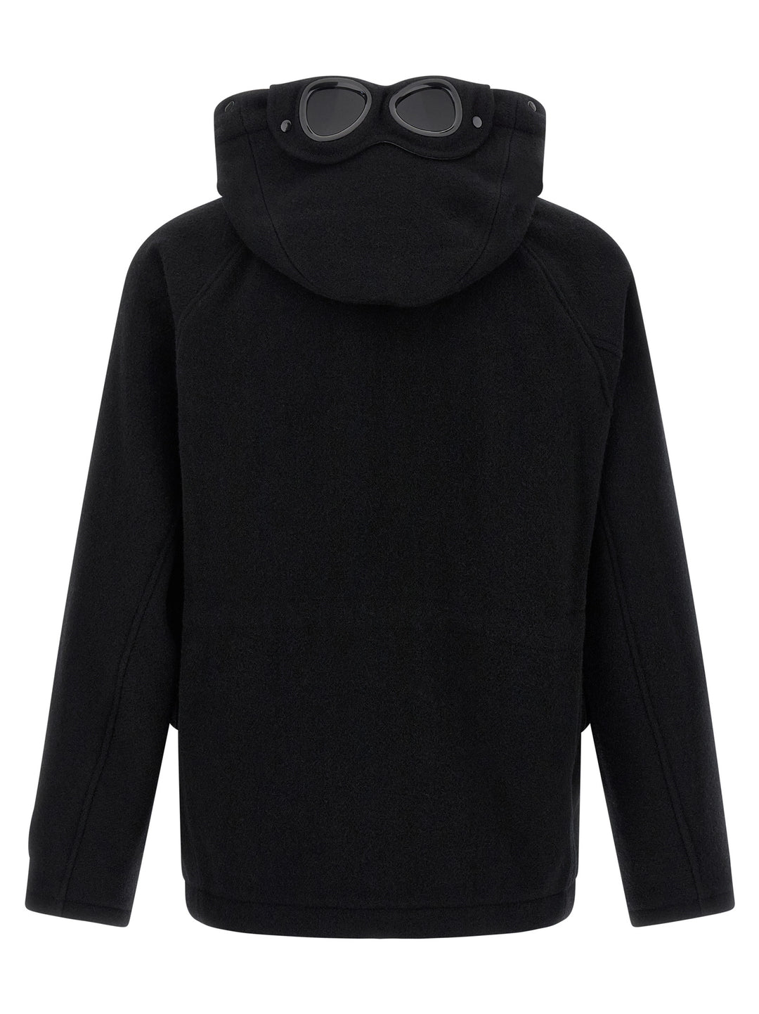 C.P. Company Wool Jacket Puffer Jackets - Black | 0e0db5257fbf0cba1c0b5857c3fb7f4629c49f4e