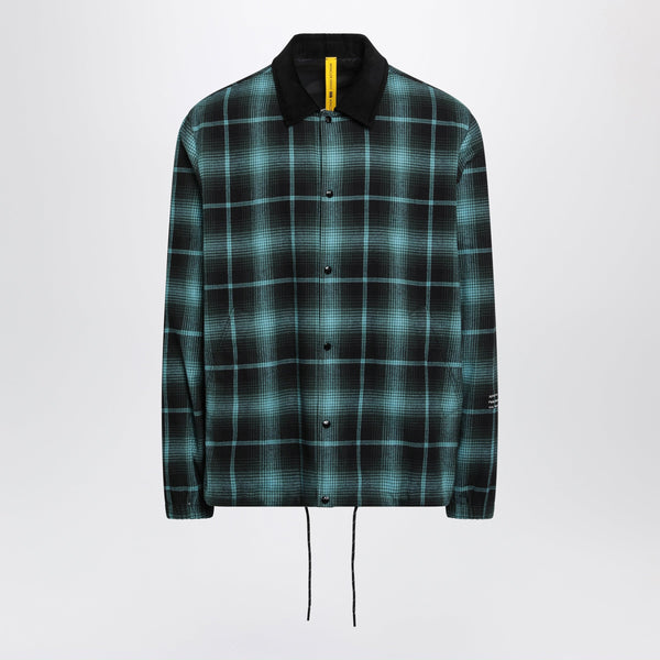 Ryūha Black And Green Cotton Shirt Jacket