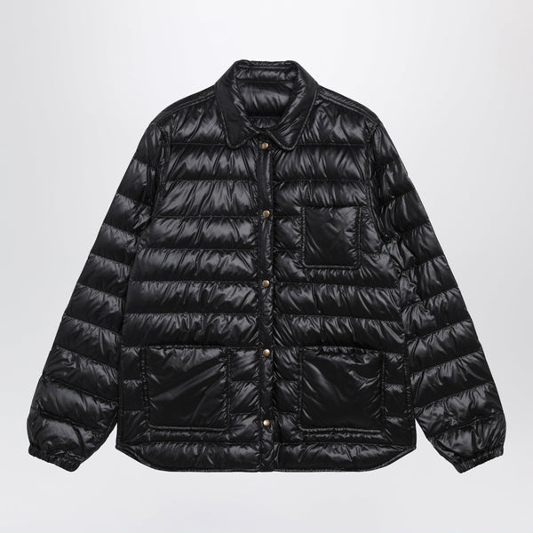 Black Fouine Down Shirt Jacket
