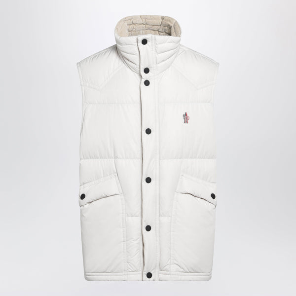 White Quilted Vest