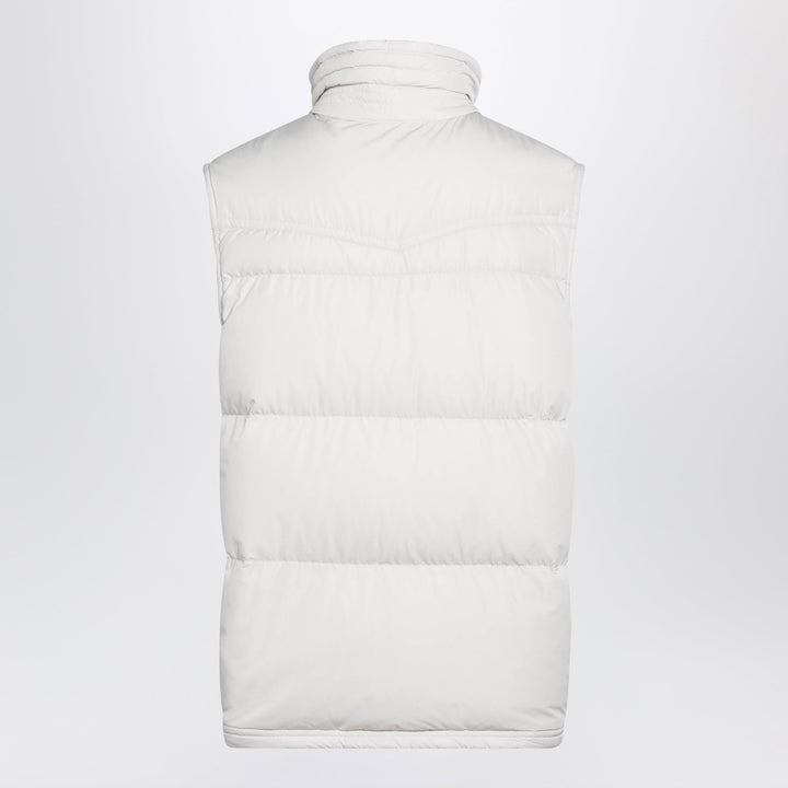 Moncler Grenoble White Quilted Vest
