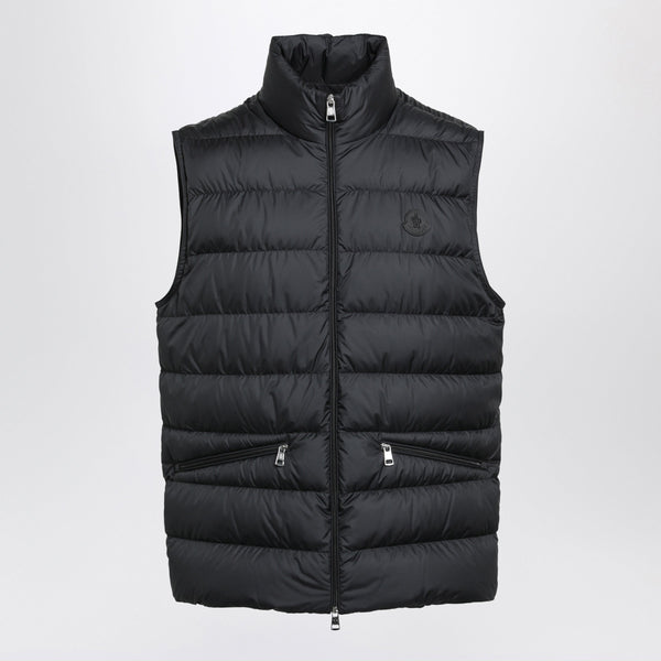 Treompan Black Padded Gilet In Polyester