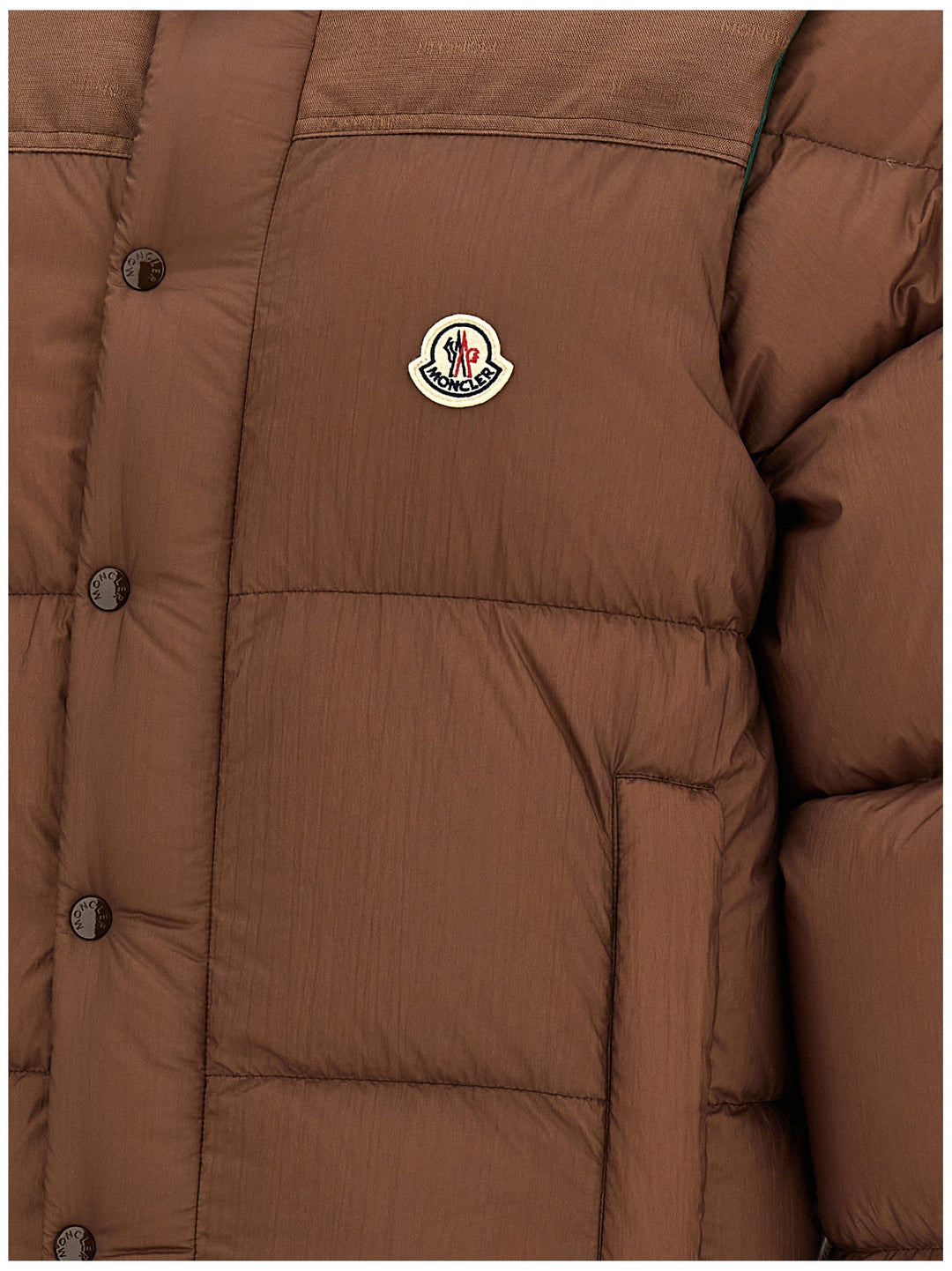 Moncler Verone 1 Casual Jackets, Parka Brown