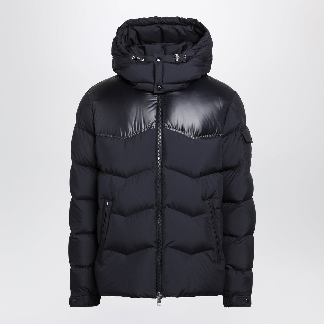 Moncler Ravelis Short Down Jacket In Blue