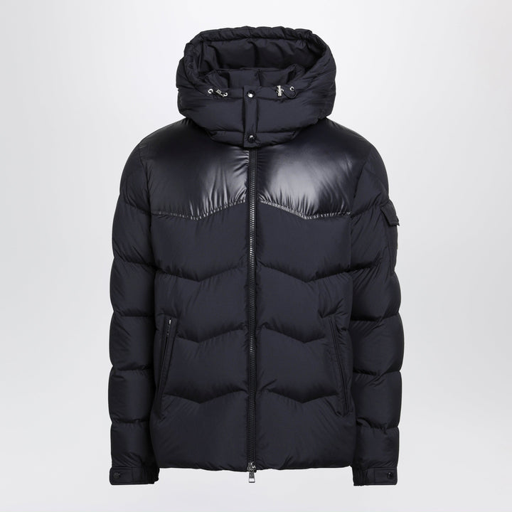 Moncler Ravelis Short Down Jacket In Blue