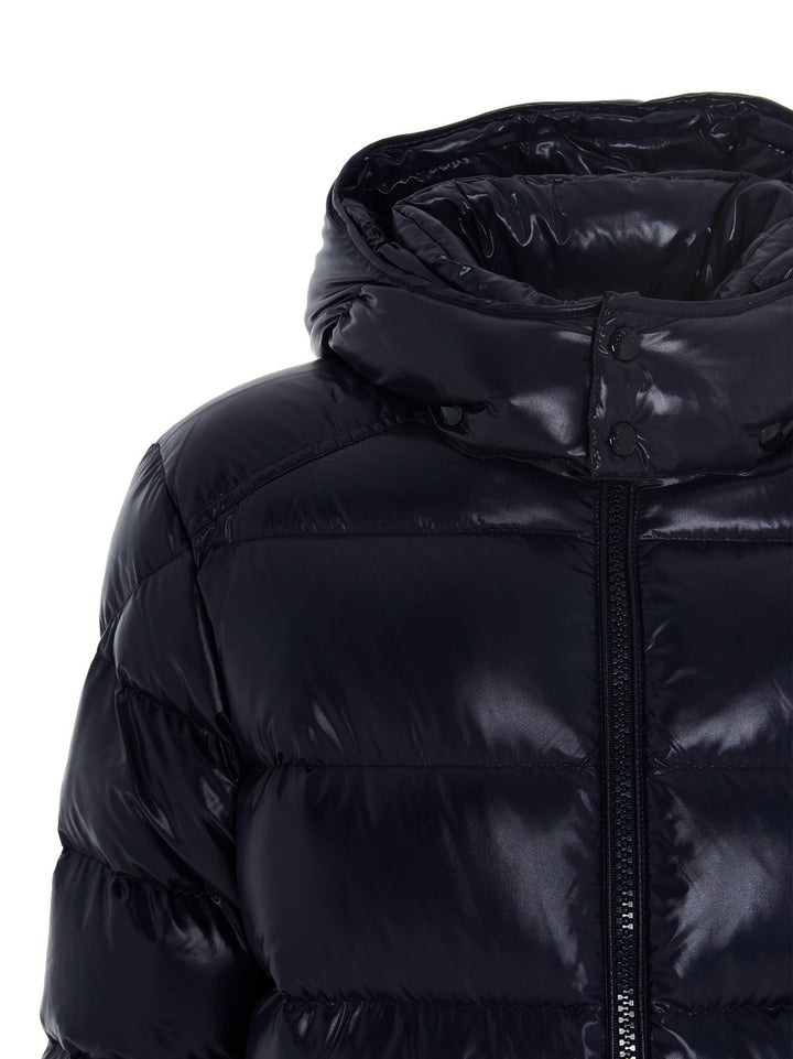 Moncler Maya Casual Jackets, Parka Blue