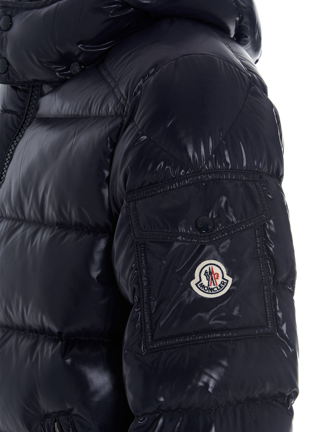 Moncler Maya Casual Jackets, Parka Blue