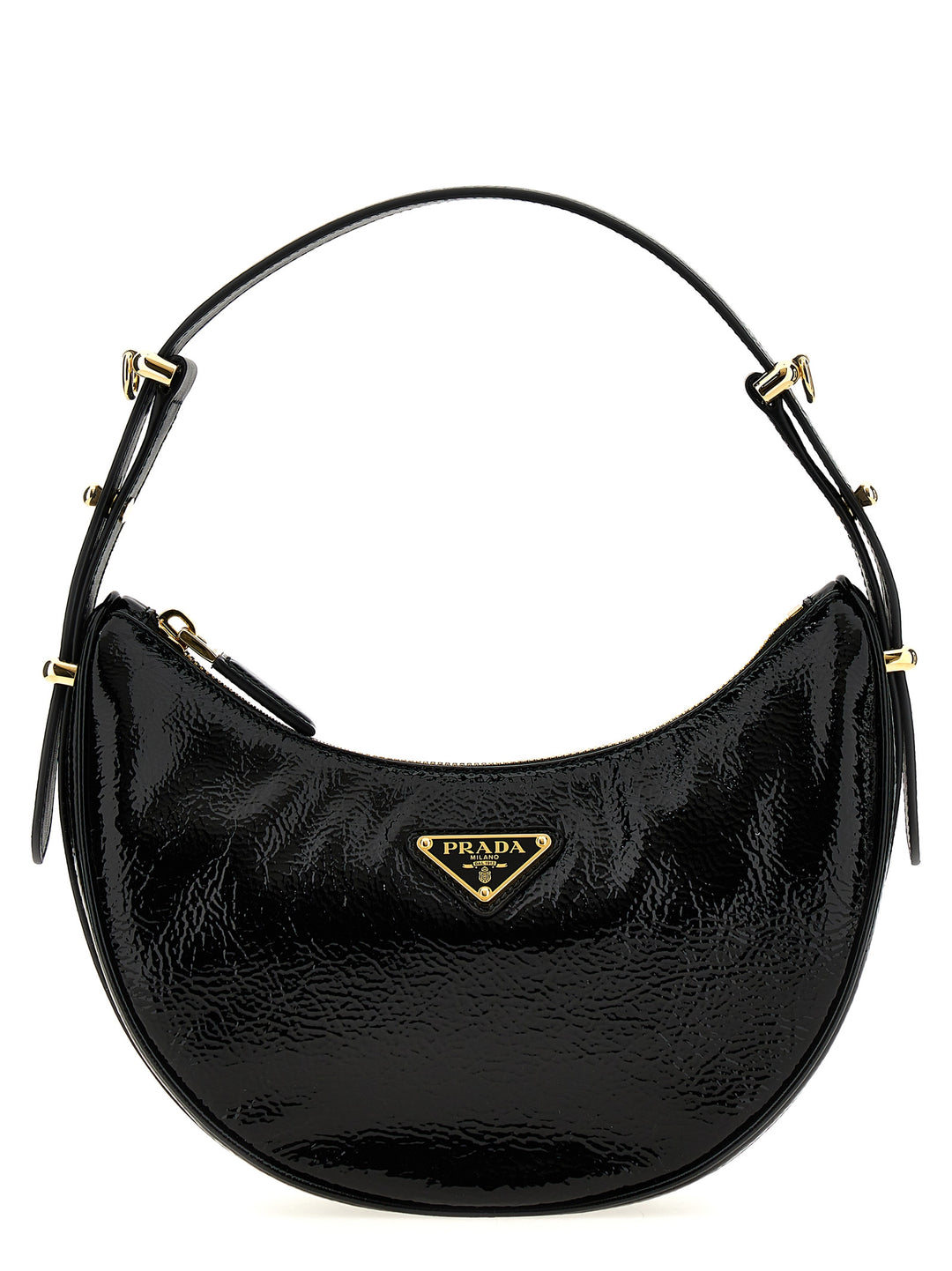 Prada Prada Arqué Shoulder Bags - Black | c86b19e09af8c02745838469bf6b8d9bec54a961