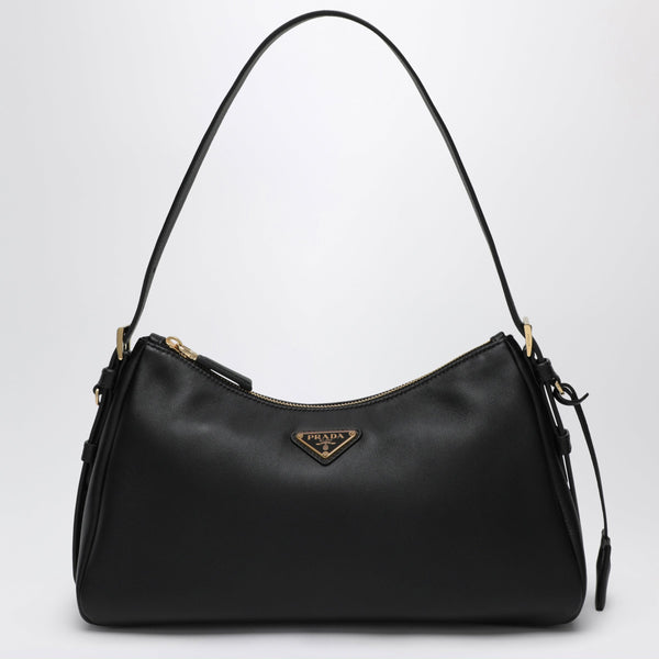 Prada Aimée Medium Black Leather Bag