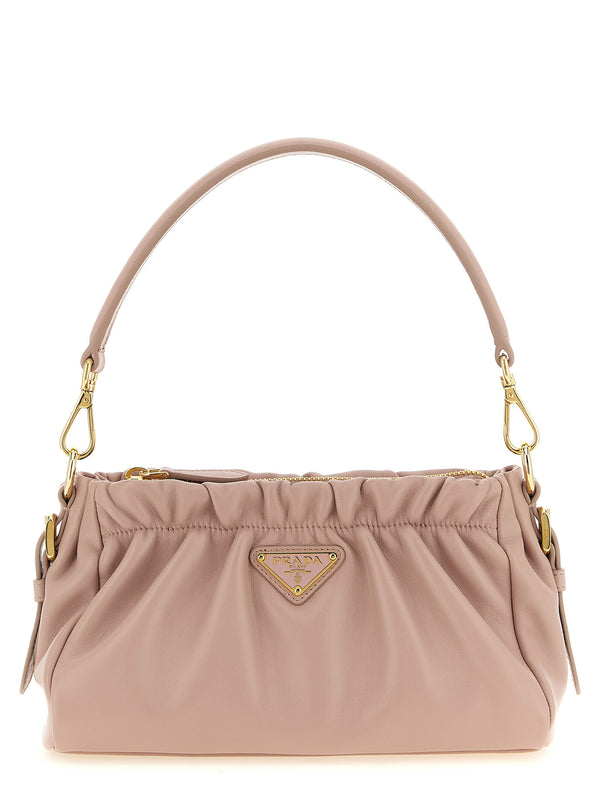 Leather Shoulder Bag Shoulder Bags Pink