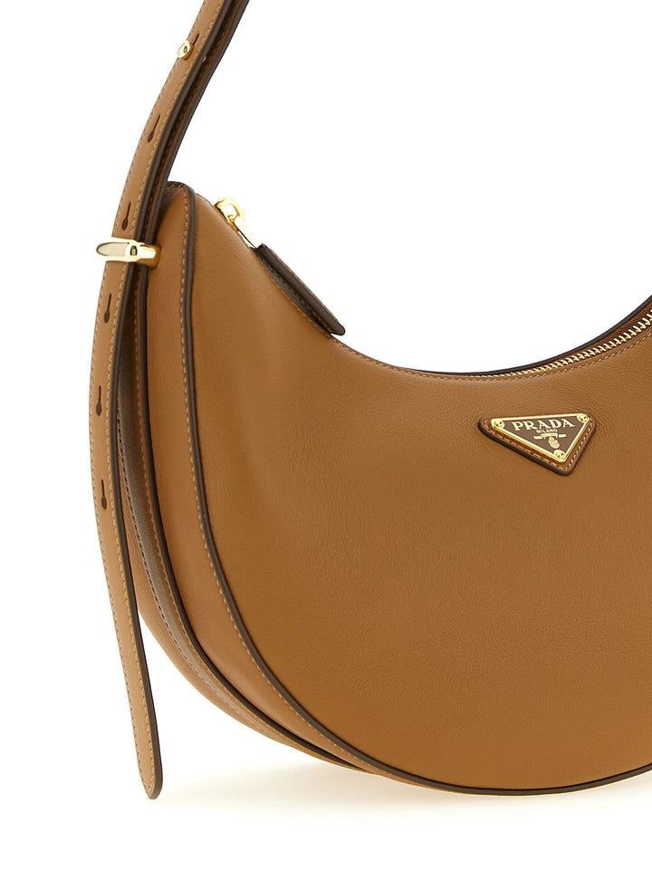 Prada Prada Arqué Shoulder Bags Brown