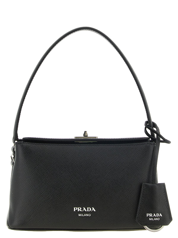 Prada Midi Hand Bags Black