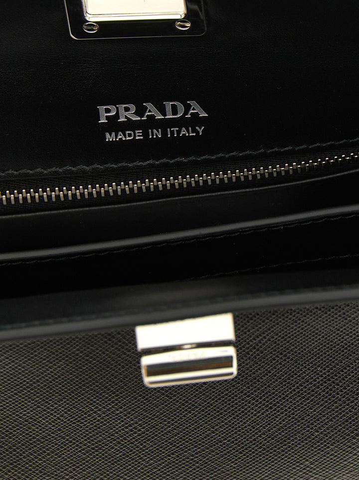Prada Prada Midi Hand Bags - Black | e3a236e6fb708cb6c056acd1b7f9dd9533e527d5