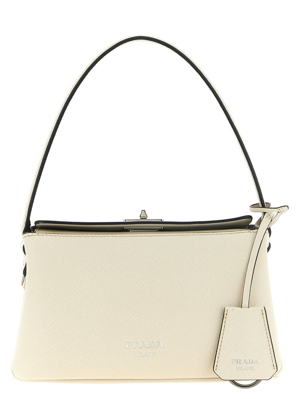 Prada Midi Hand Bags White