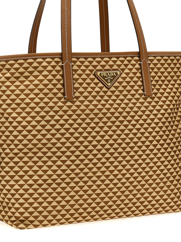 Prada Prada Symbole Tote Bag - Multicolor | 44462cc16f51a2e404e31c34c886473d4db907cf