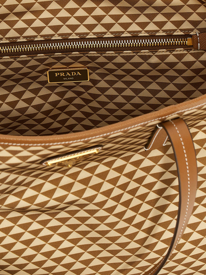 Prada Prada Symbole Tote Bag - Multicolor | ba663fee8a17316fe2e2a60990663e1c74776a89