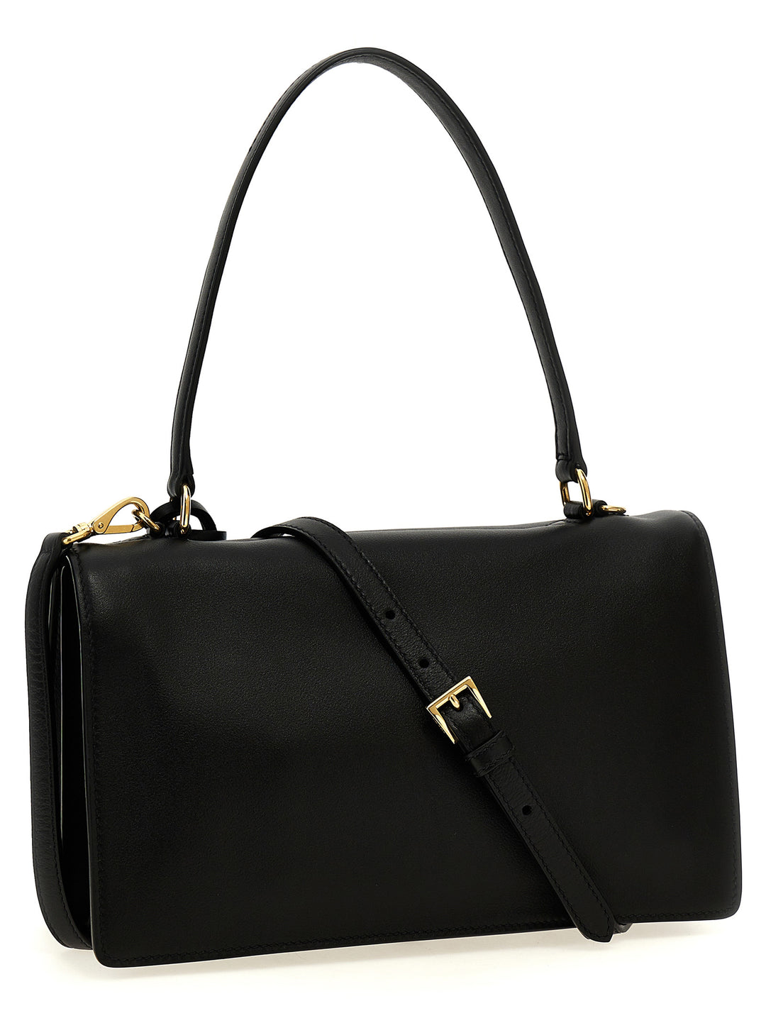 Prada Prada Soft Sound Shoulder Bags - Black | 281b4adc58448501f466a7428a8c8089aebfca2c