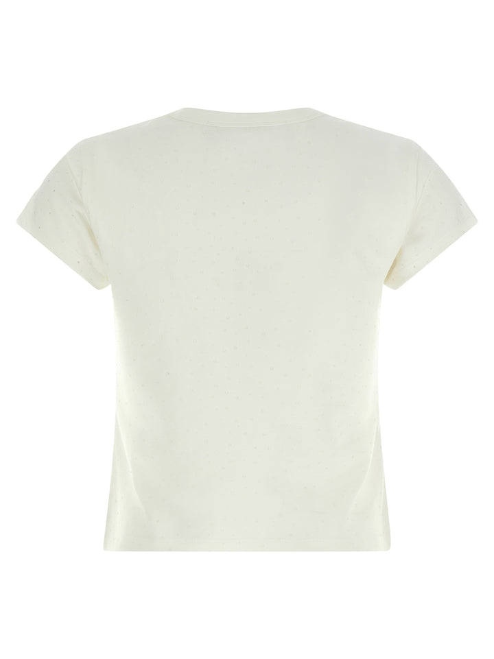 Alexander Wang Logo Baby Tee T-shirt - White | 8471a399b6720eba52bbe968c069e230ebdfc4c8