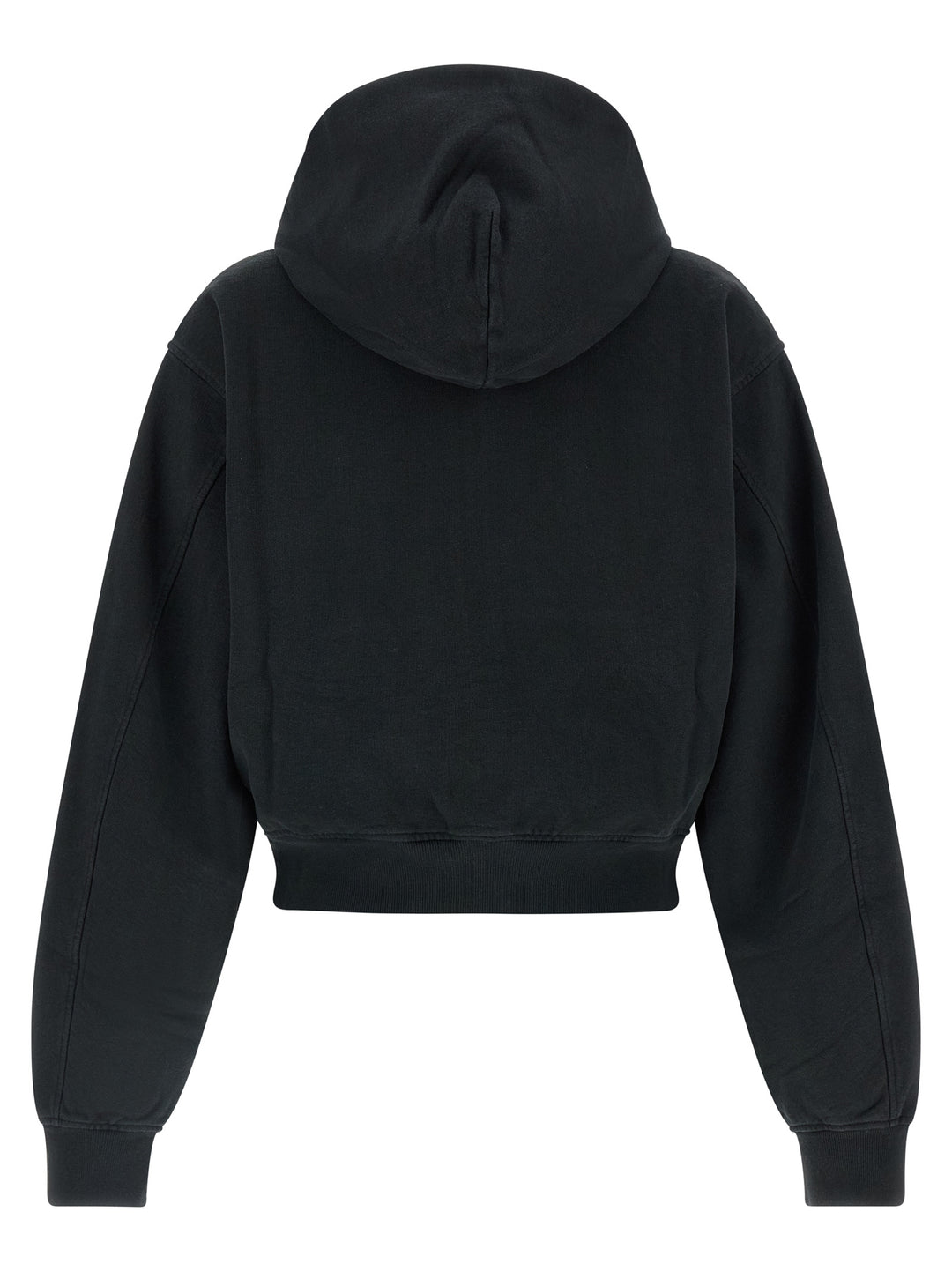 Alexander Wang Zip-Up Hoodie Sweatshirt - Black | 4cd68f2ae6f837f54025986aaed25a3a5014f219