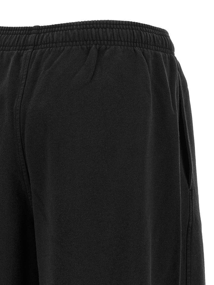 Alexander Wang Logo Fleece Pants - Black | c20acd58efb1720621db78941e44759b8f200350