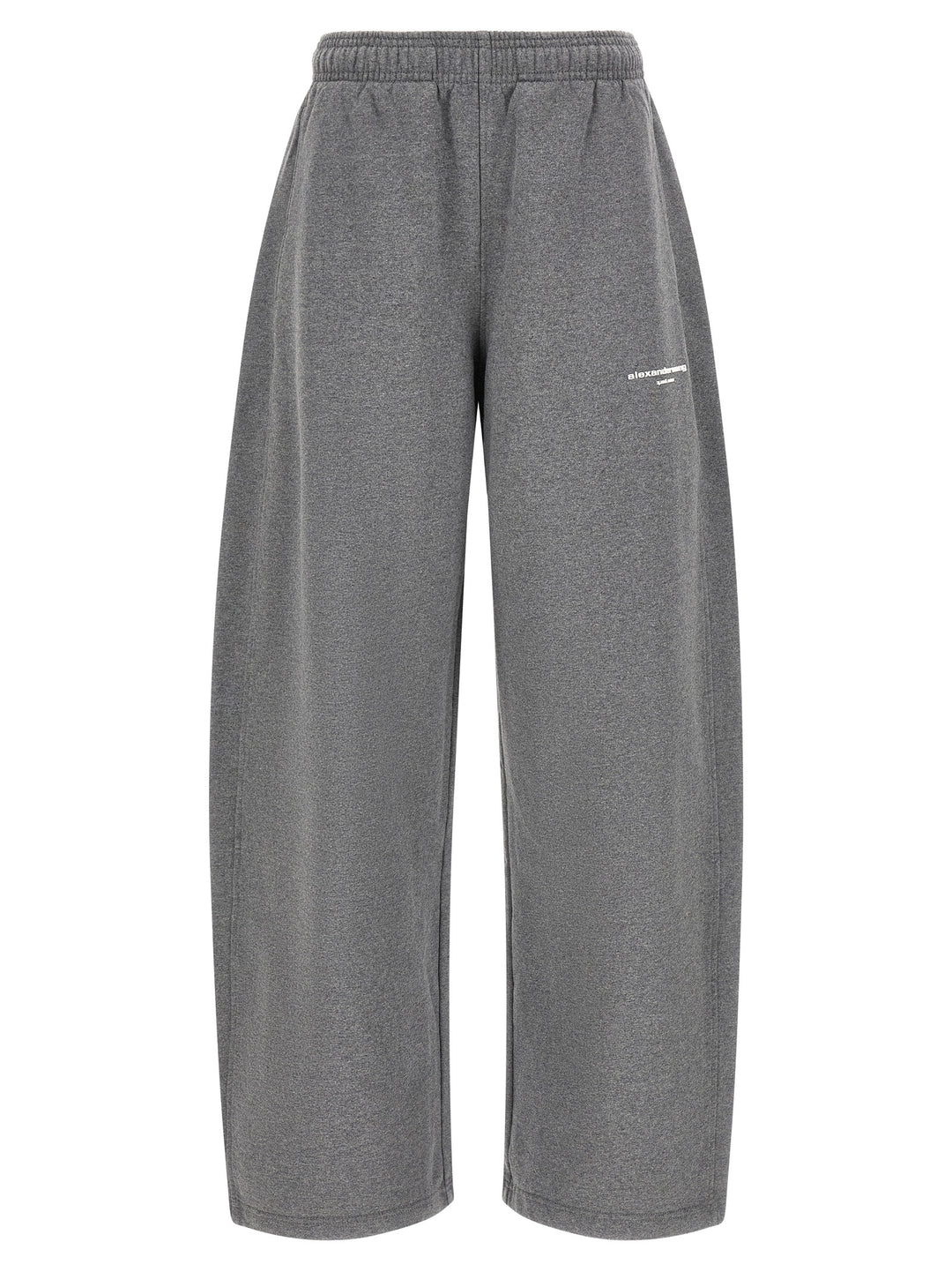 Alexander Wang Logo Fleece Pants - Gray | 8c87fd7db7ae3d4b0613023332e5763567901706