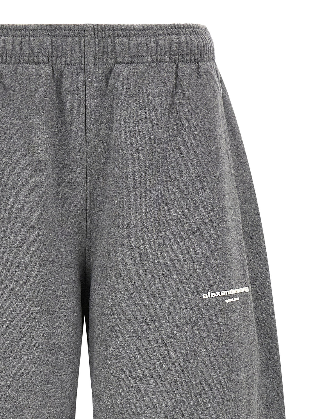 Alexander Wang Logo Fleece Pants - Gray | 0356c58548a41aba59e990467d0658ac90a31143