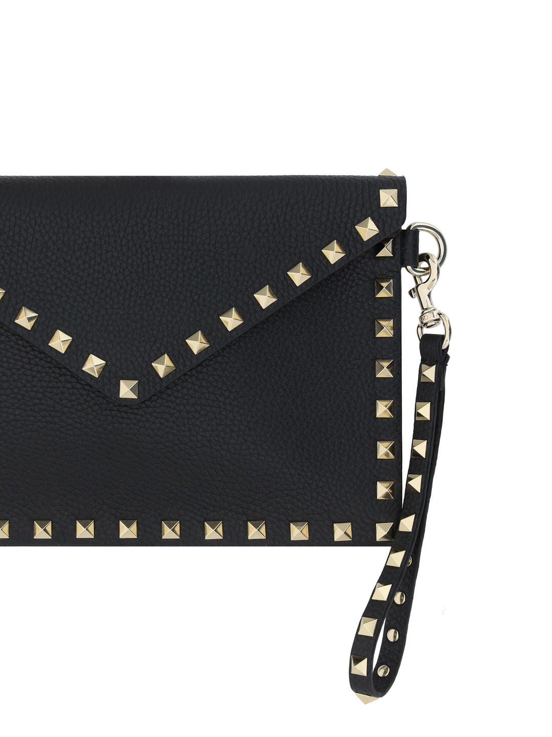 MEDIUM FLAT POUCH | ROCKSTUD | VITELLO S