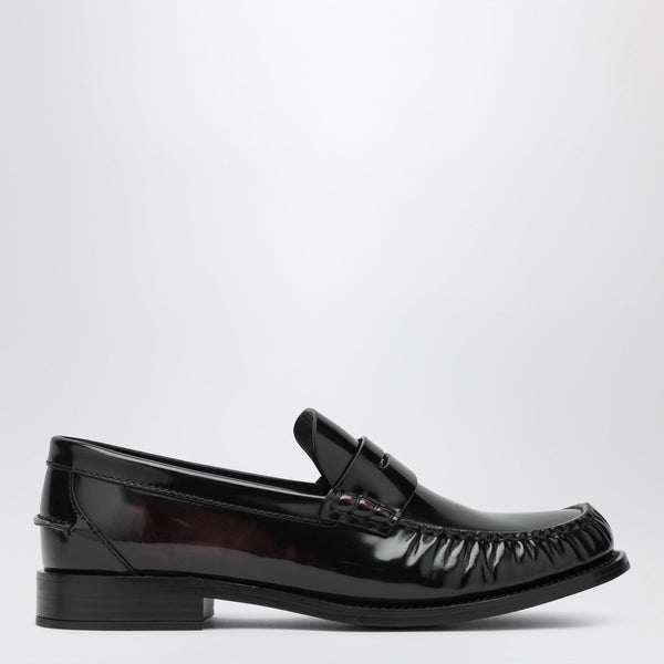 Cordovan Polished Leather Loafers
