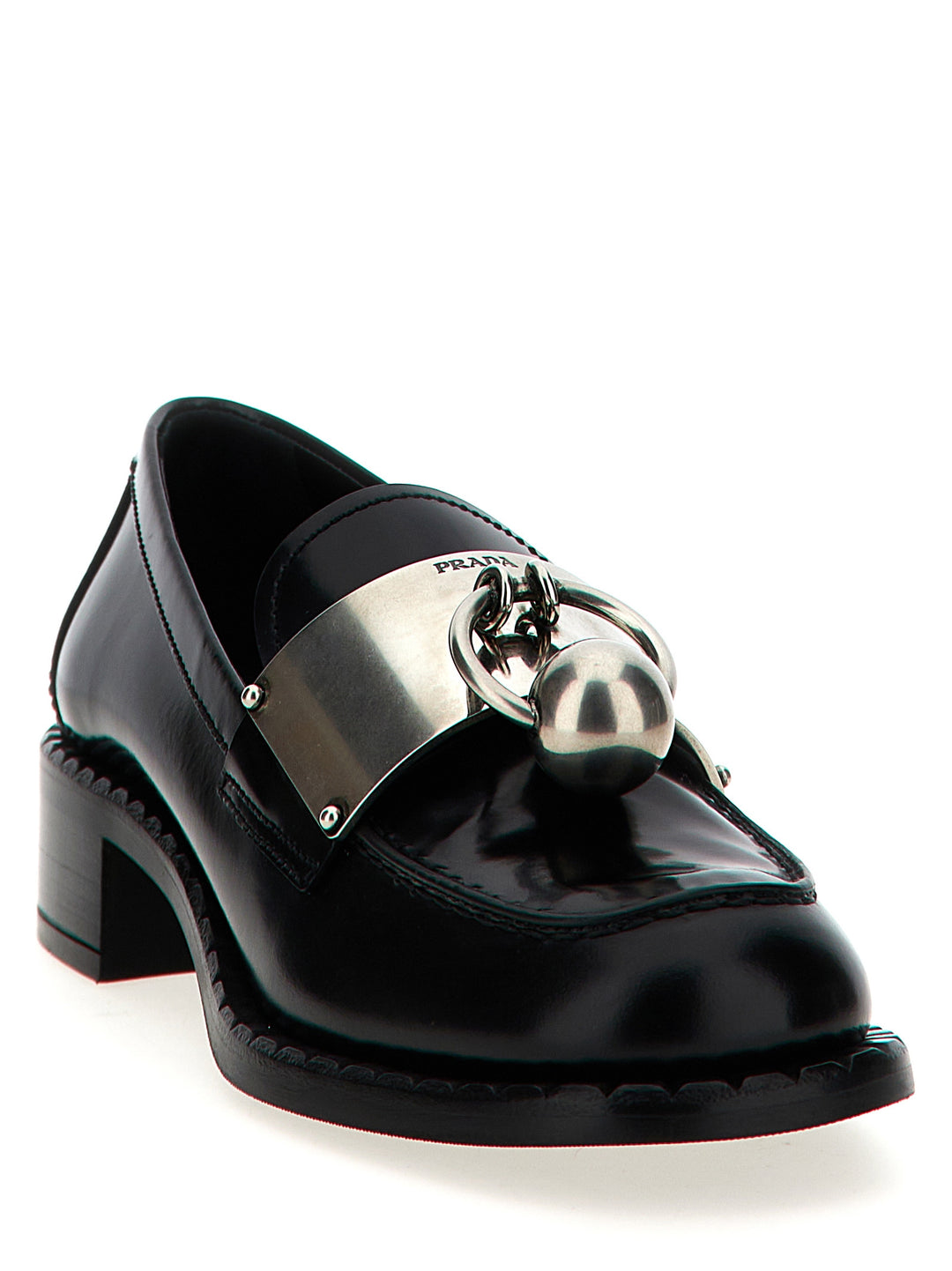 Prada Piercing Loafers - Black | 9af794b868c70d248f44d683c6a16ce640e50ac4