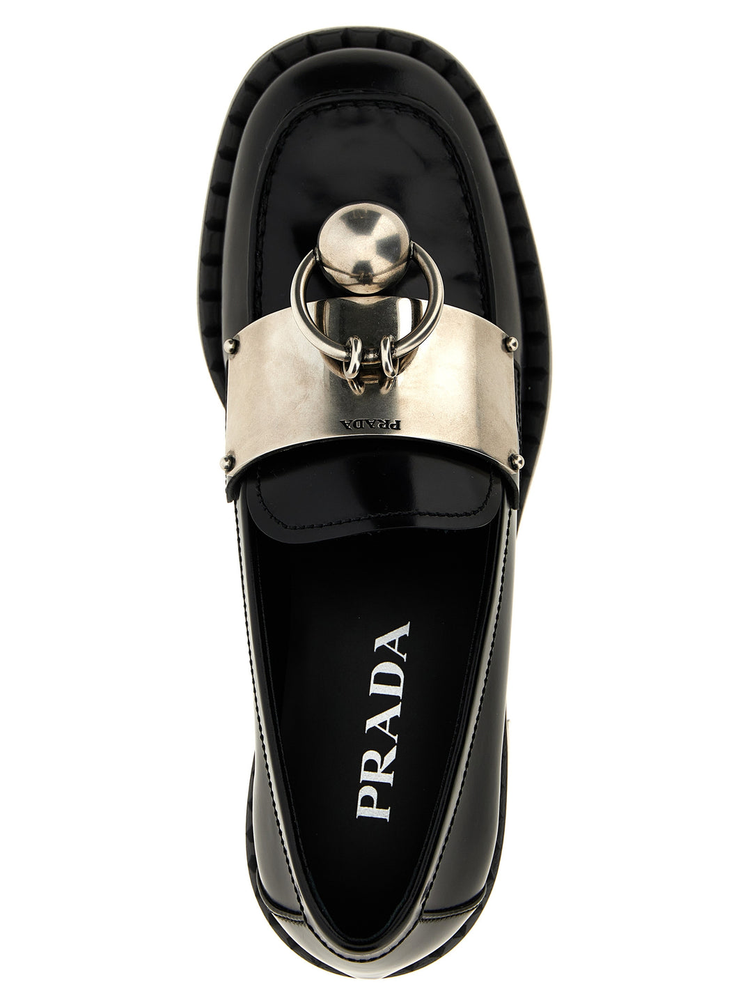 Prada Piercing Loafers - Black | 5b4c5cad20bf332e4e7707cb08804e017d37890b