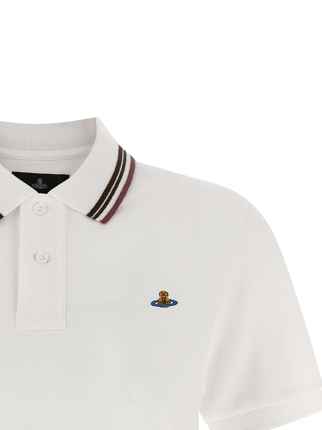 Vivienne Westwood Mini Classic Polo - White | ce742152f7b16df39ec97bee730920a94456a708