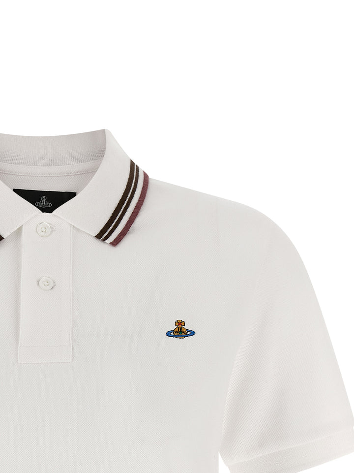 Vivienne Westwood Mini Classic Polo - White | ce742152f7b16df39ec97bee730920a94456a708