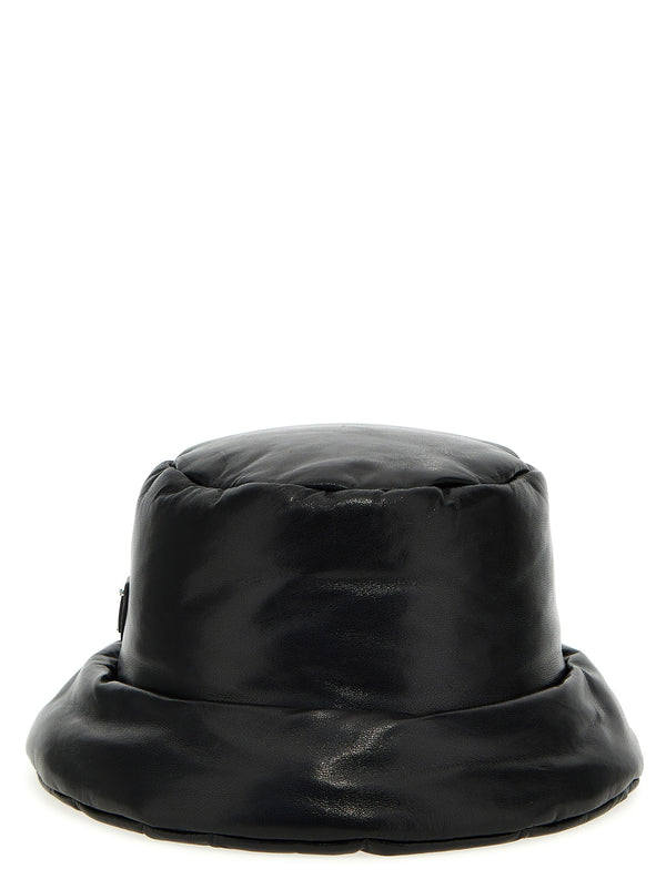 Nappa Bucket Hat Hats Black