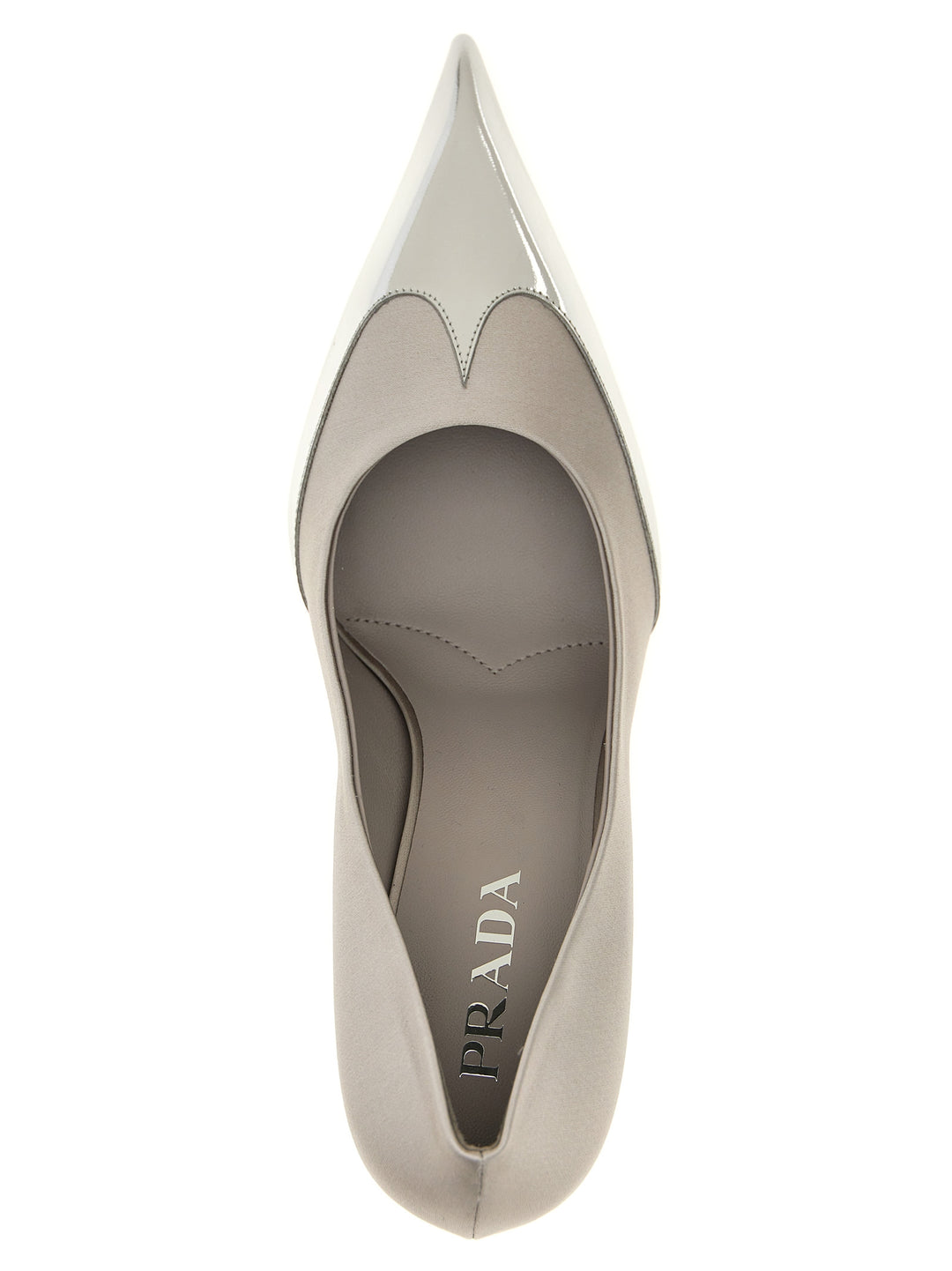 Prada Satin Pumps - Silver | a6045d692d16df98f18c091eecce77573191b073
