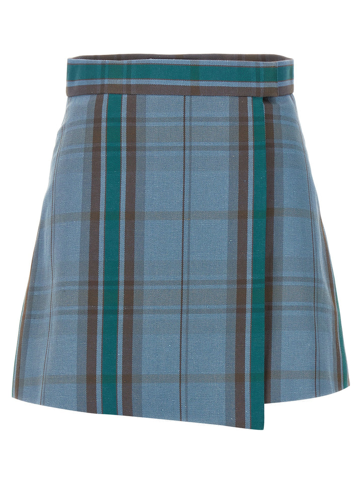 Cut Off Skirt Skirts Multicolor