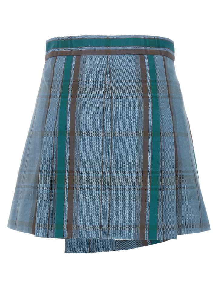 Cut Off Skirt Skirts Multicolor