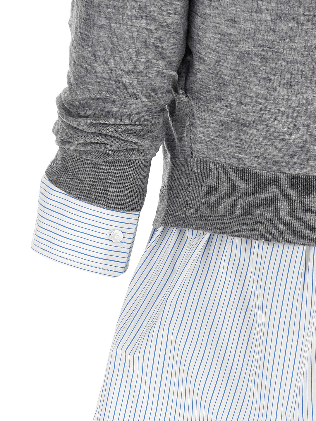 Alexander Wang Knitted Shirt Shirt and Blouse - Gray | bbbd35a55ee8ca3b142fcf74e16706e8c20ae9e5