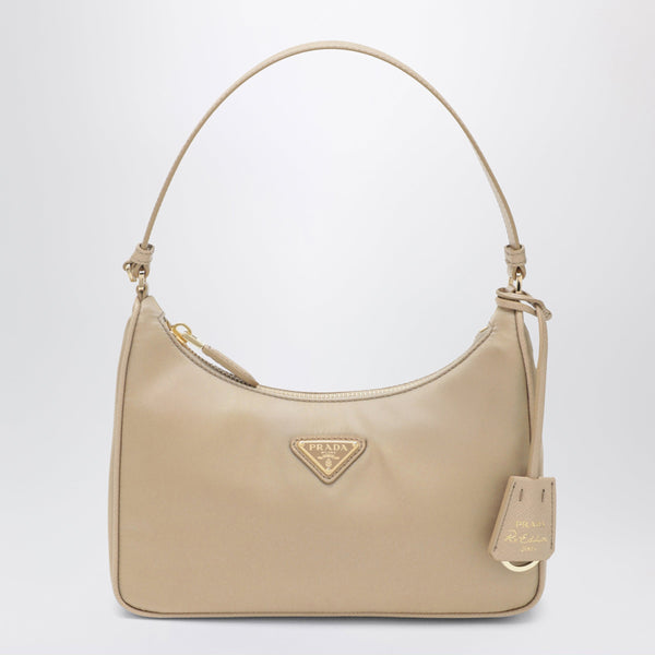 Re-Edition 2005 Bag In Camel Re-Nylon And Saffiano