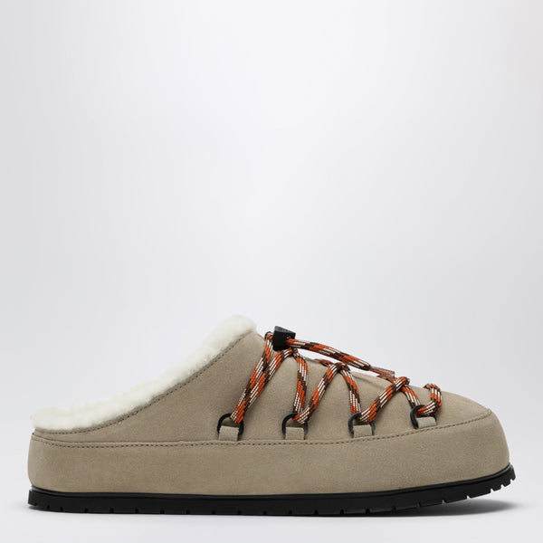 Desert Suede Clogs With Braided Laces