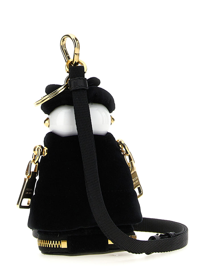 Prada Soft Robot Bag Accessories - Black | 8222e99e5fa559f19e6516b4ac69e891025b6f2f
