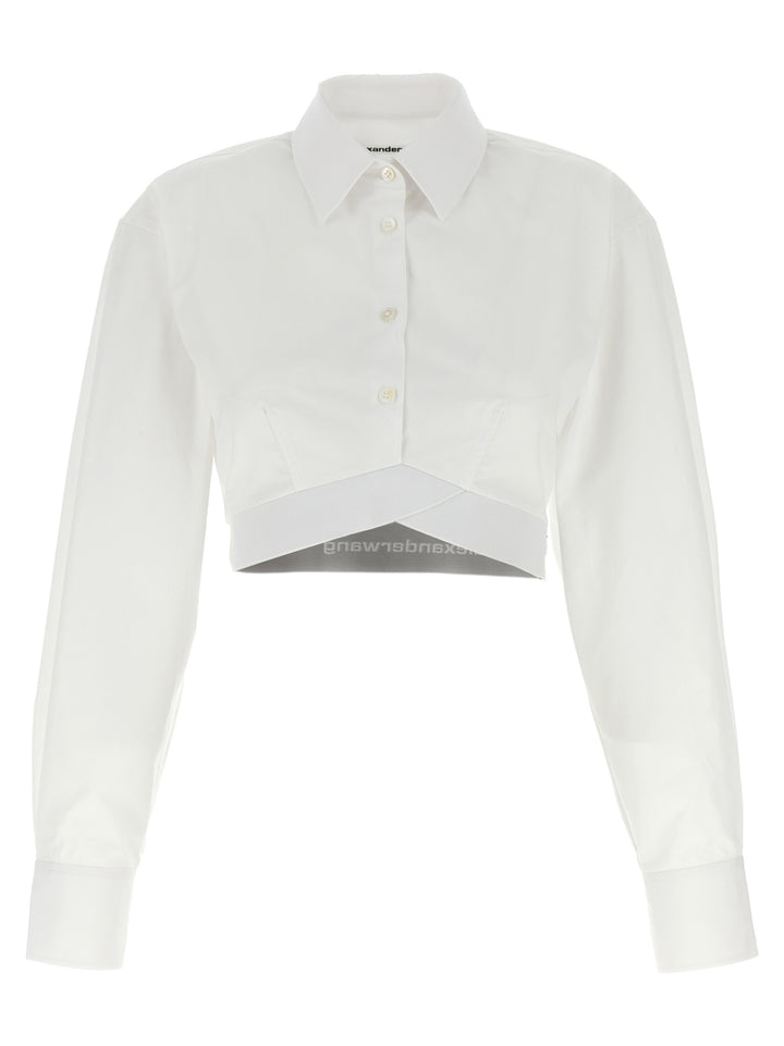 Cropped Shirt Shirt, Blouse White