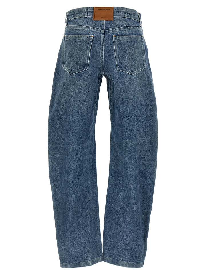 Alexander Wang Low Rise Jeans - Blue | 4057aa9d762fed94c4d515fd2dc6d6f108726bbc