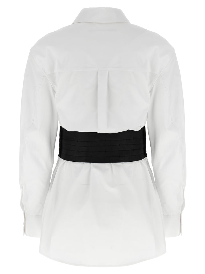 Alexander Wang Shirt Dress Dresses - White | 36f49e076c6417ebb00b598dc69eff1a01bfb881